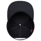 OTTO 177-1331 seven panel flat bill in Black
