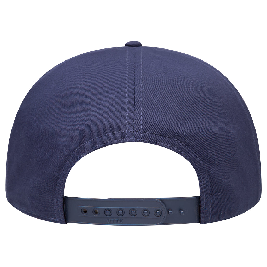 OTTO 177-1331 seven panel flat bill in Navy