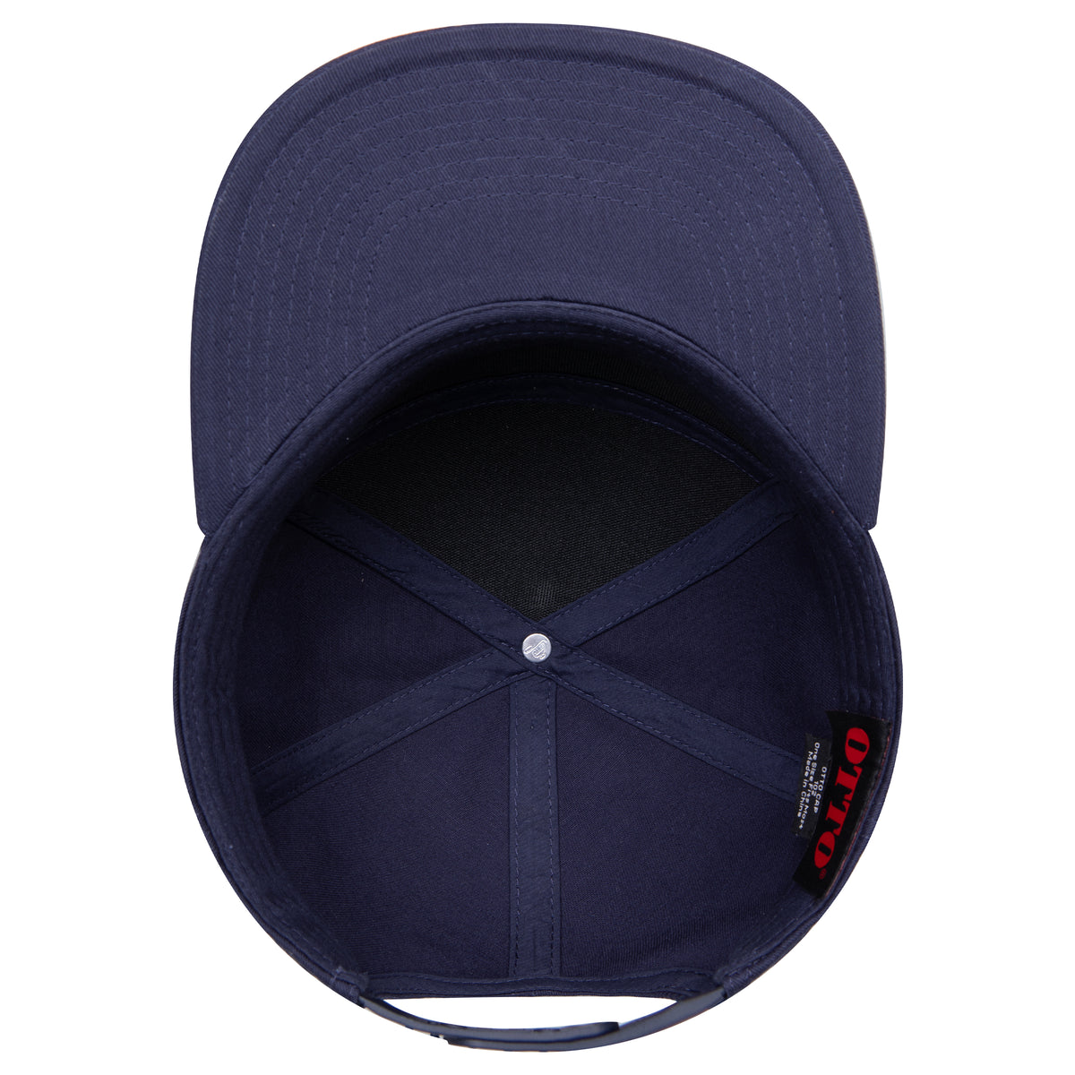 OTTO 177-1331 seven panel flat bill in Navy
