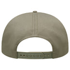 OTTO 177-1331 seven panel flat bill in Olive Green