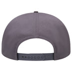 OTTO 177-1331 seven panel flat bill in Charcoal Gray