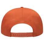 OTTO 177-1331 seven panel flat bill in Texas Orange