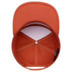 OTTO 177-1331 seven panel flat bill in Texas Orange