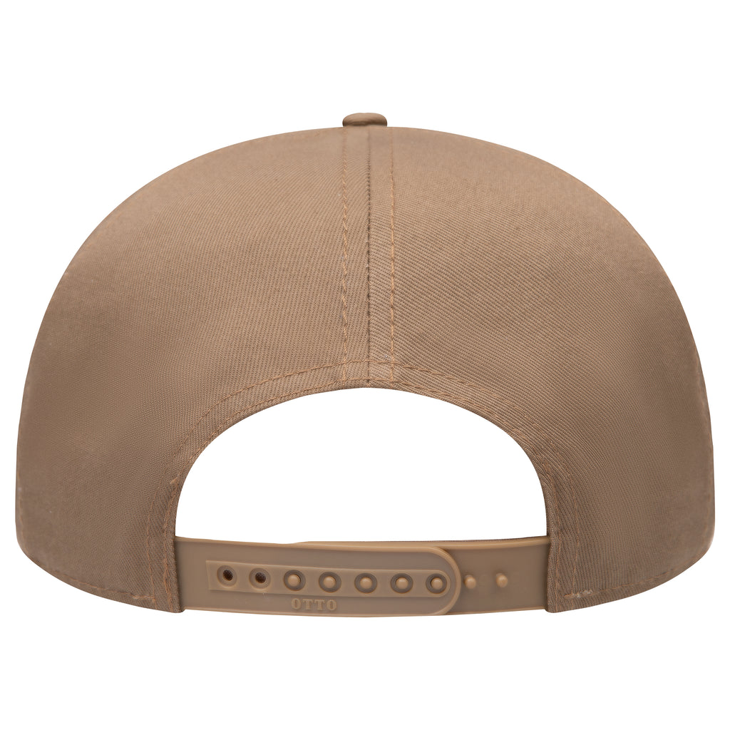 OTTO 177-1331 seven panel flat bill in Coyote Brown