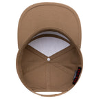 OTTO 177-1331 seven panel flat bill in Coyote Brown