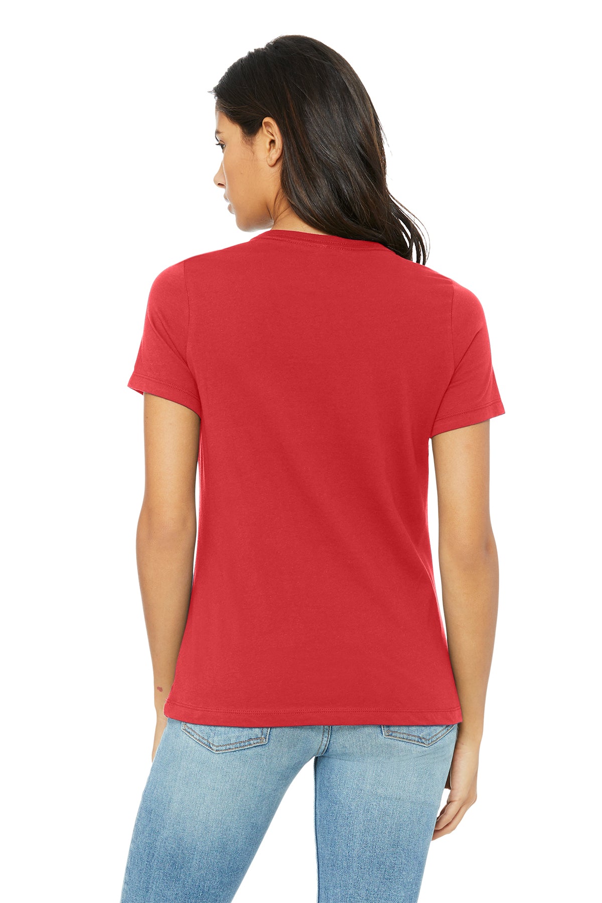 BELLA+CANVAS Women's Relaxed Triblend Tee BC6413 — Red Triblend
