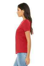 BELLA+CANVAS Women's Relaxed Triblend Tee BC6413 — Red Triblend