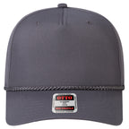 OTTO 31-068 rope cap in Charcoal Gray
