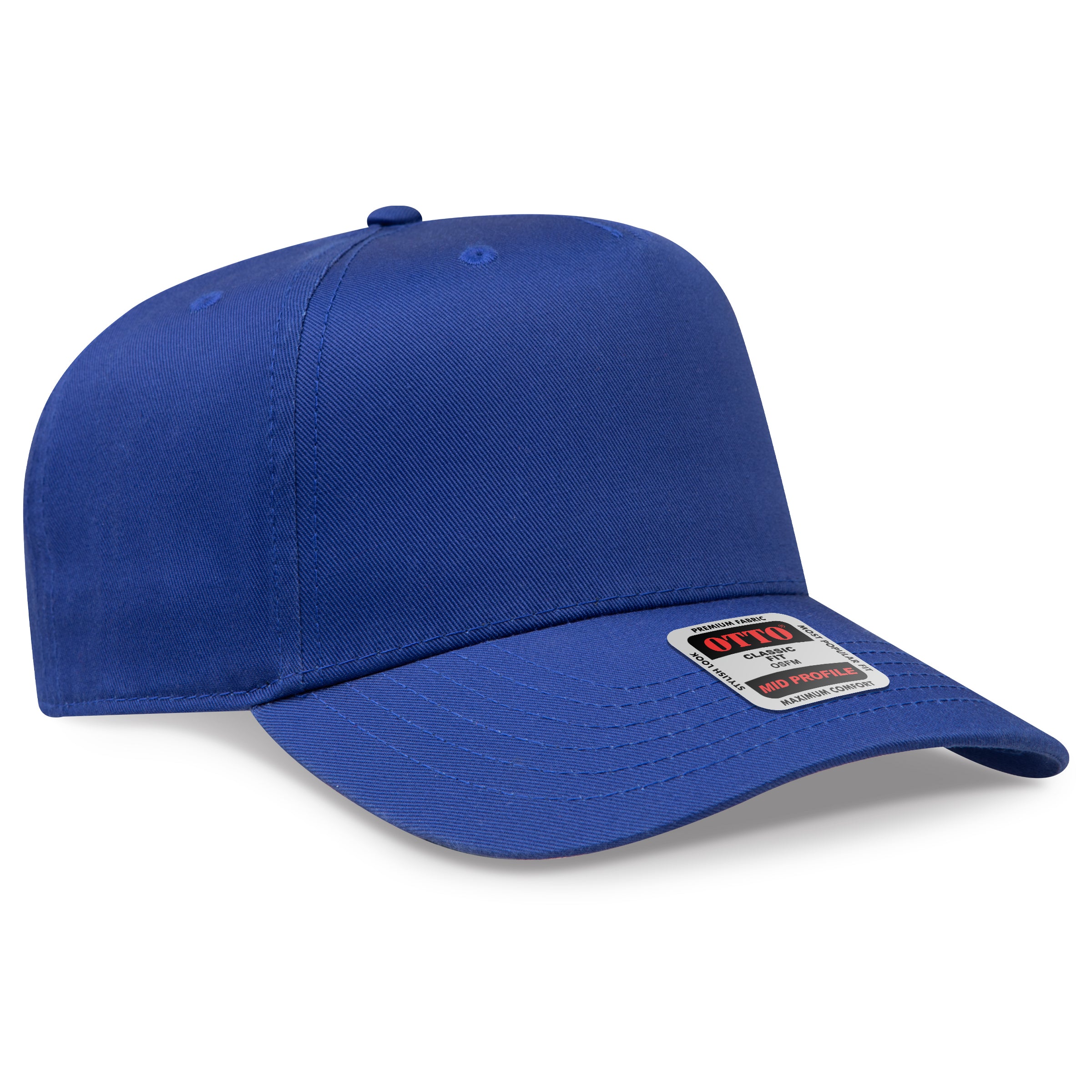 OTTO 5 Panel Mid Profile Baseball Cap 31-069