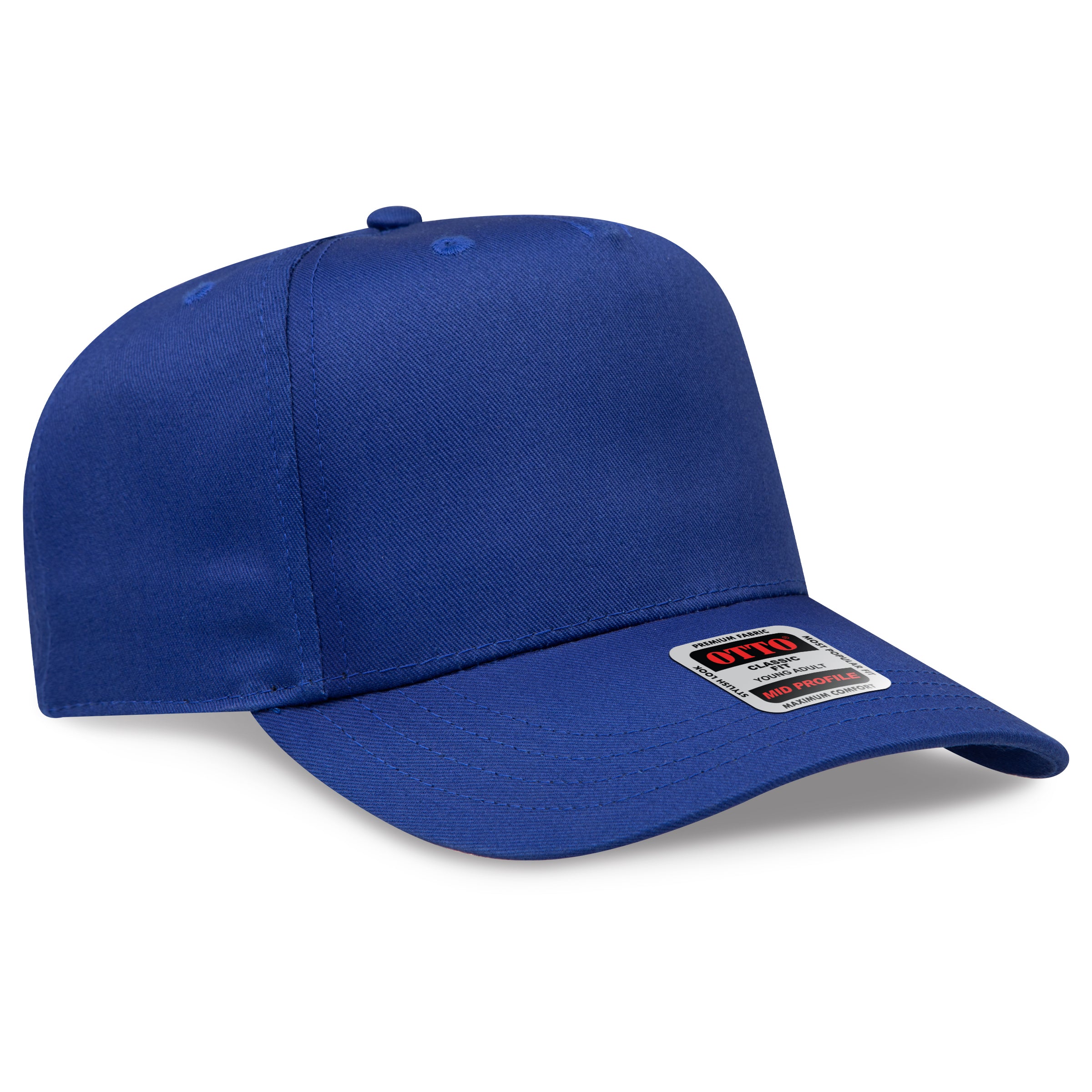 OTTO 5 Panel Mid Profile Baseball Cap 31-069