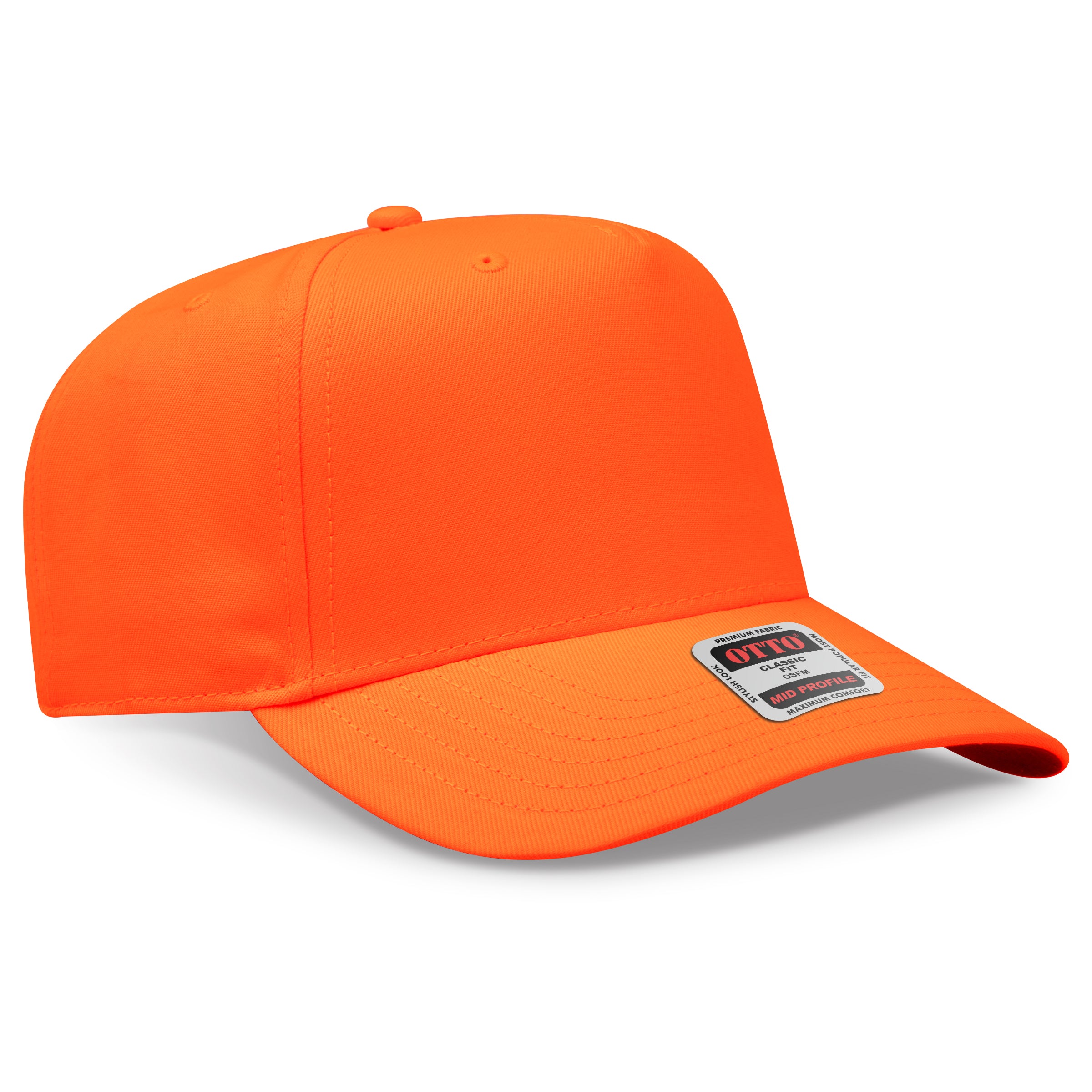 OTTO 5 Panel Mid Profile Baseball Cap 31-069
