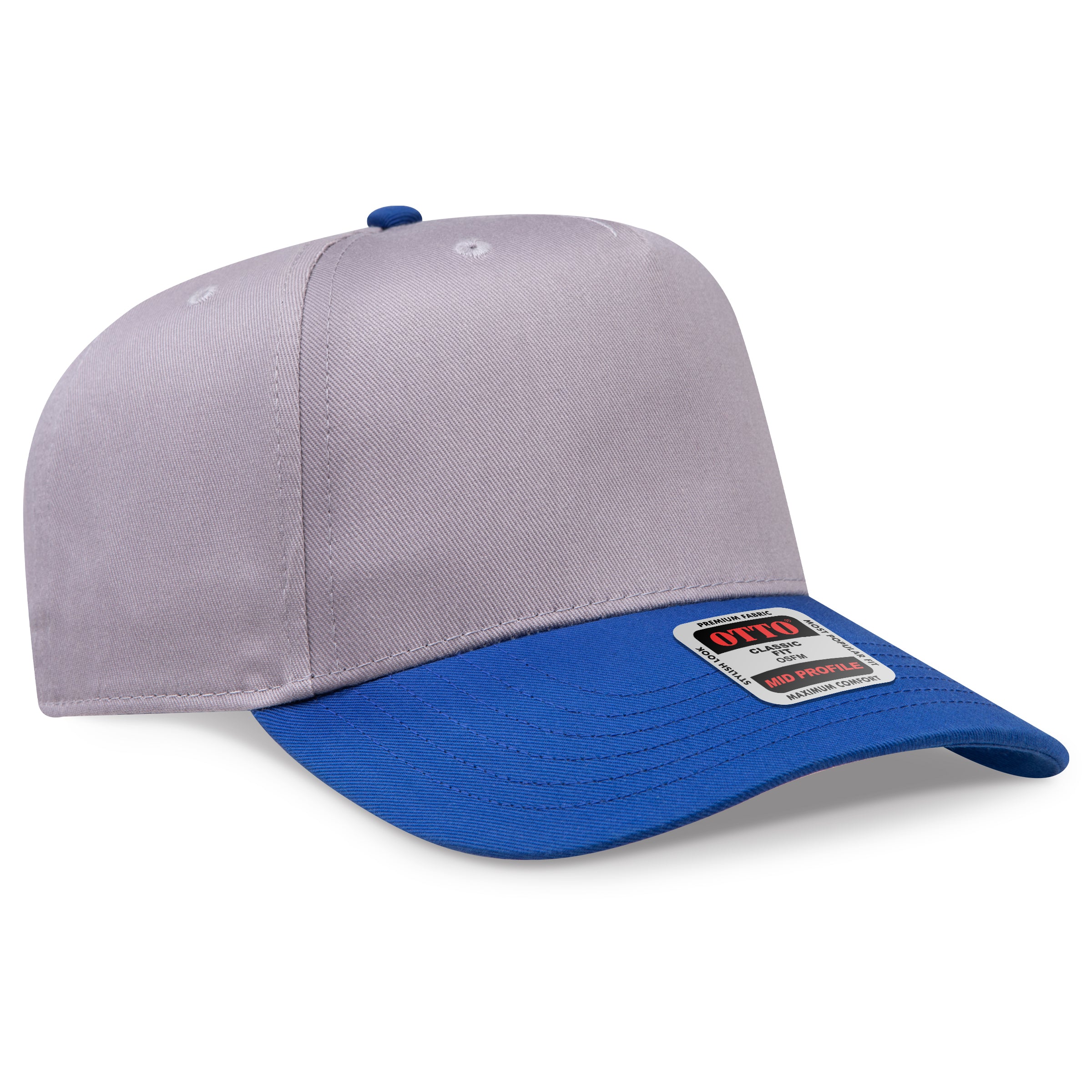 OTTO 5 Panel Mid Profile Baseball Cap 31-069