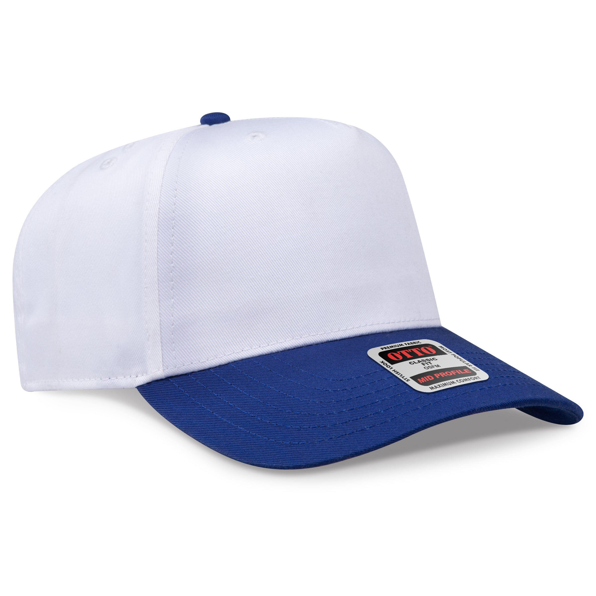 OTTO 5 Panel Mid Profile Baseball Cap 31-069