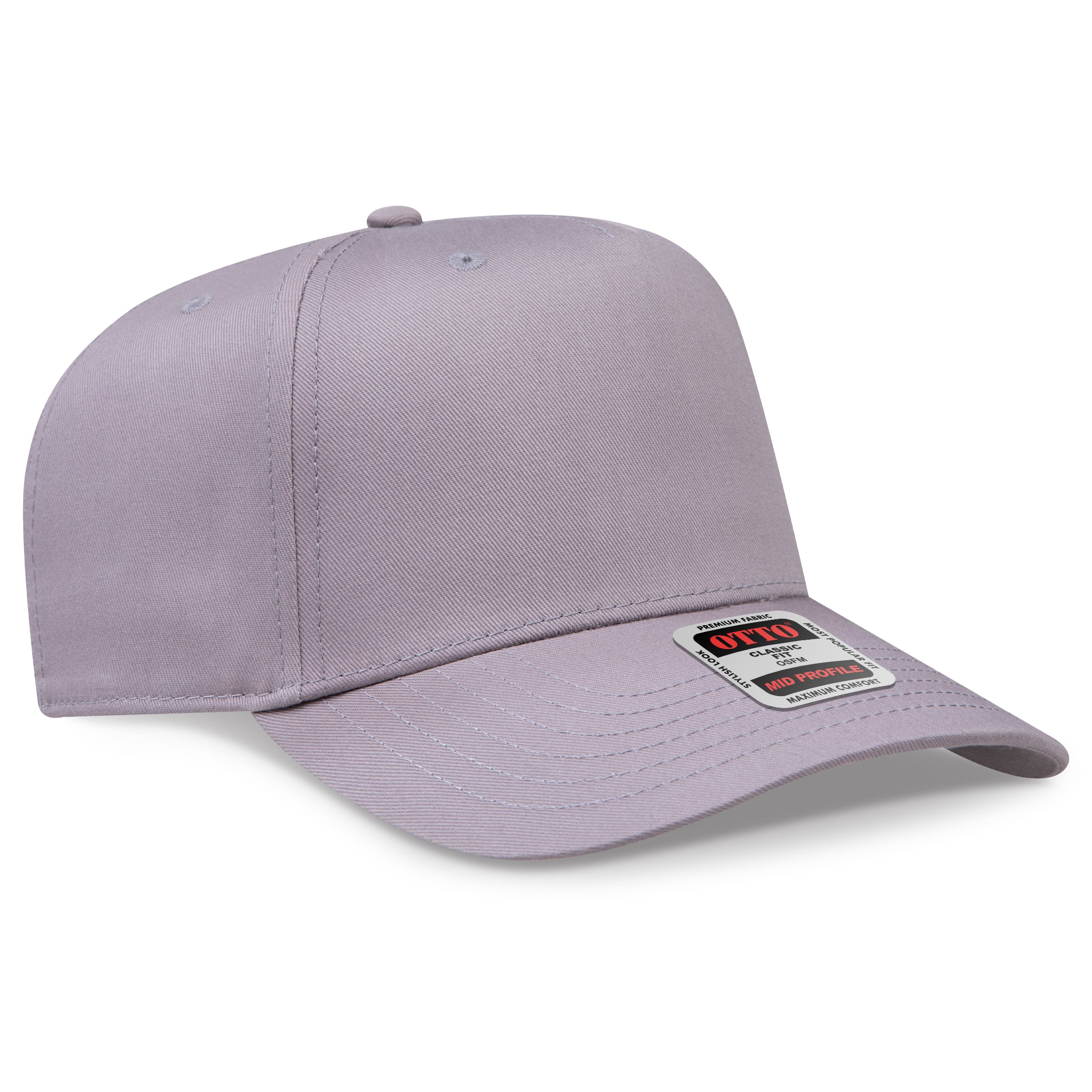 OTTO 5 Panel Mid Profile Baseball Cap 31-069