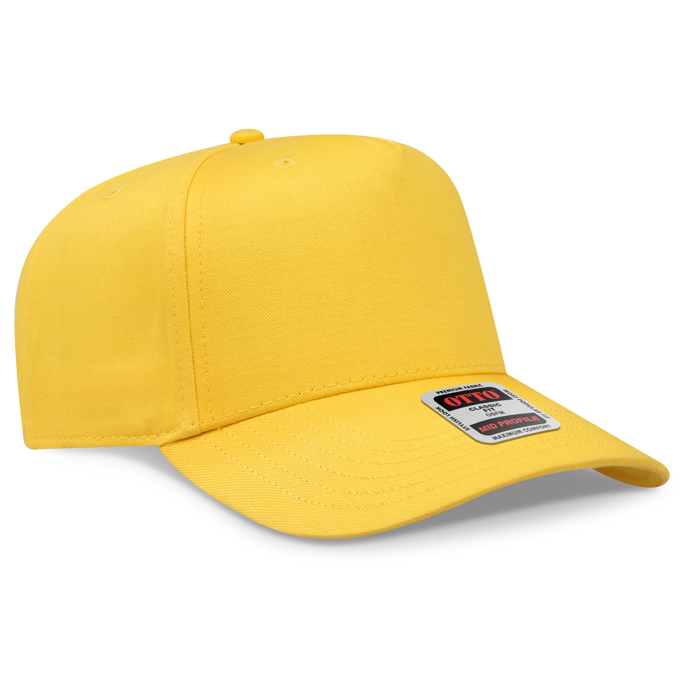OTTO 5 Panel Mid Profile Baseball Cap 31-069