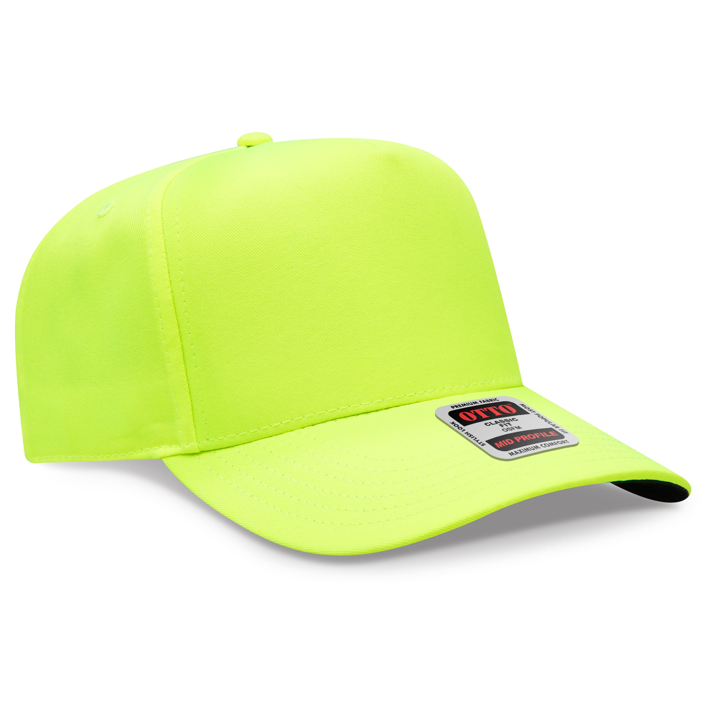 OTTO 5 Panel Mid Profile Baseball Cap 31-069