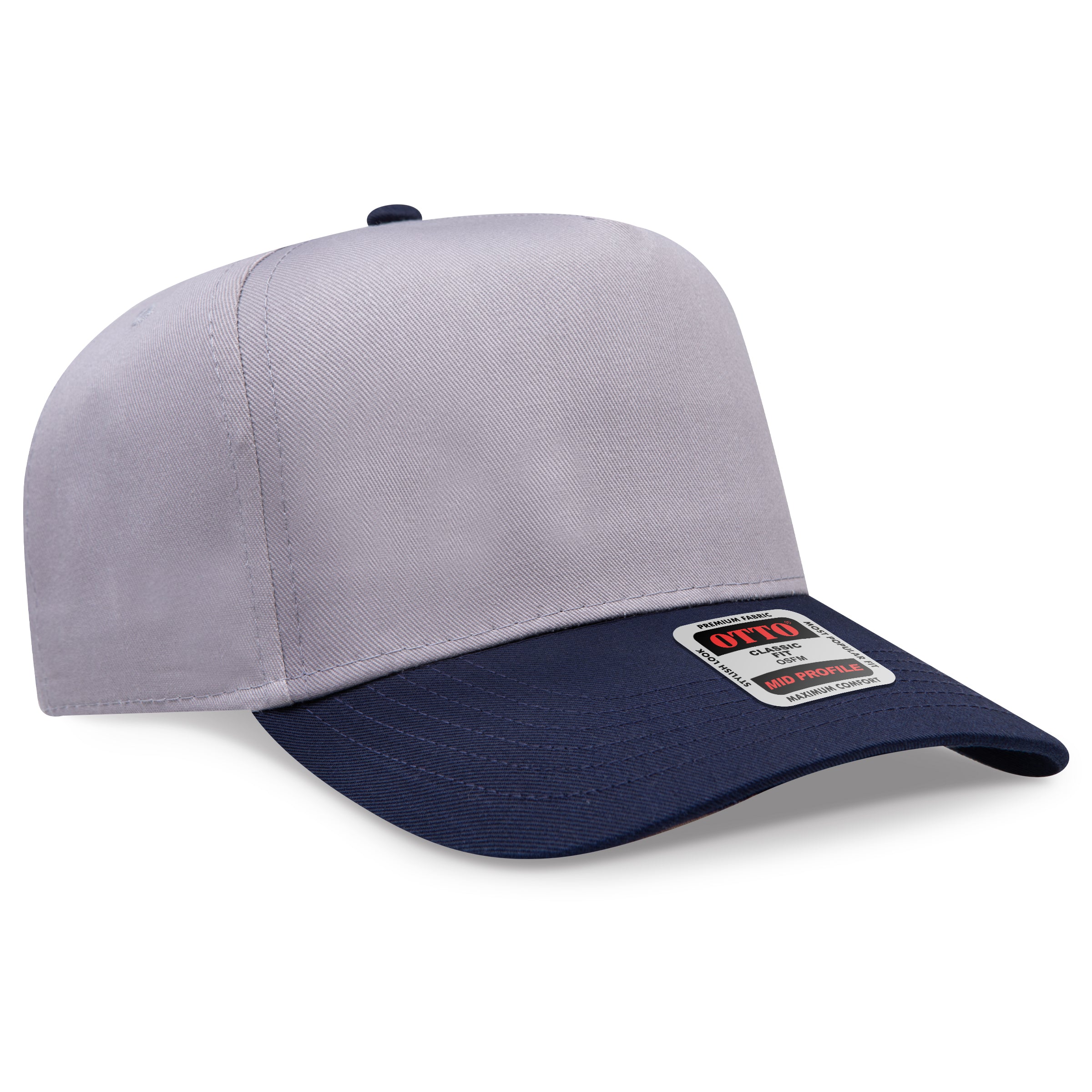OTTO 5 Panel Mid Profile Baseball Cap 31-069