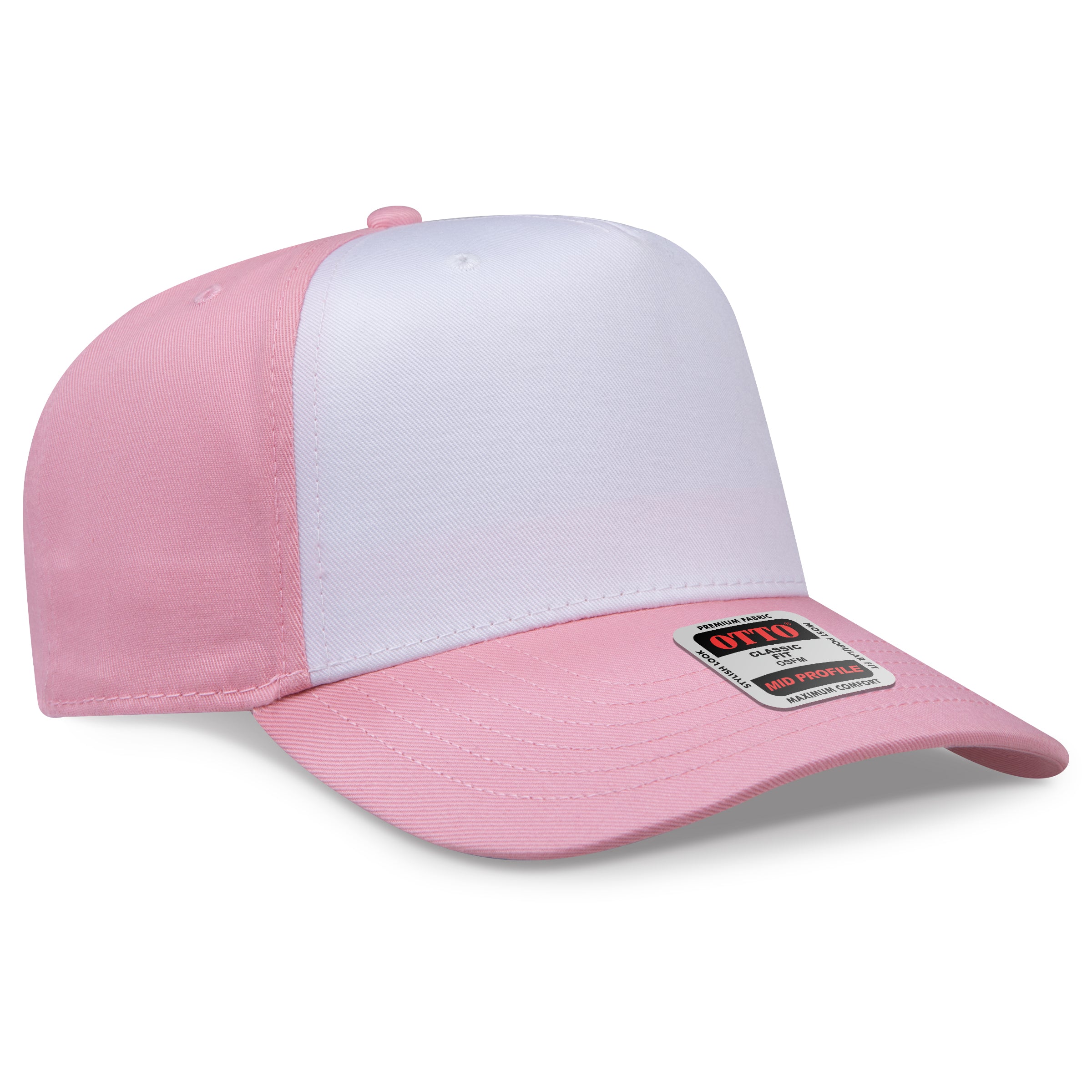 OTTO 5 Panel Mid Profile Baseball Cap 31-069