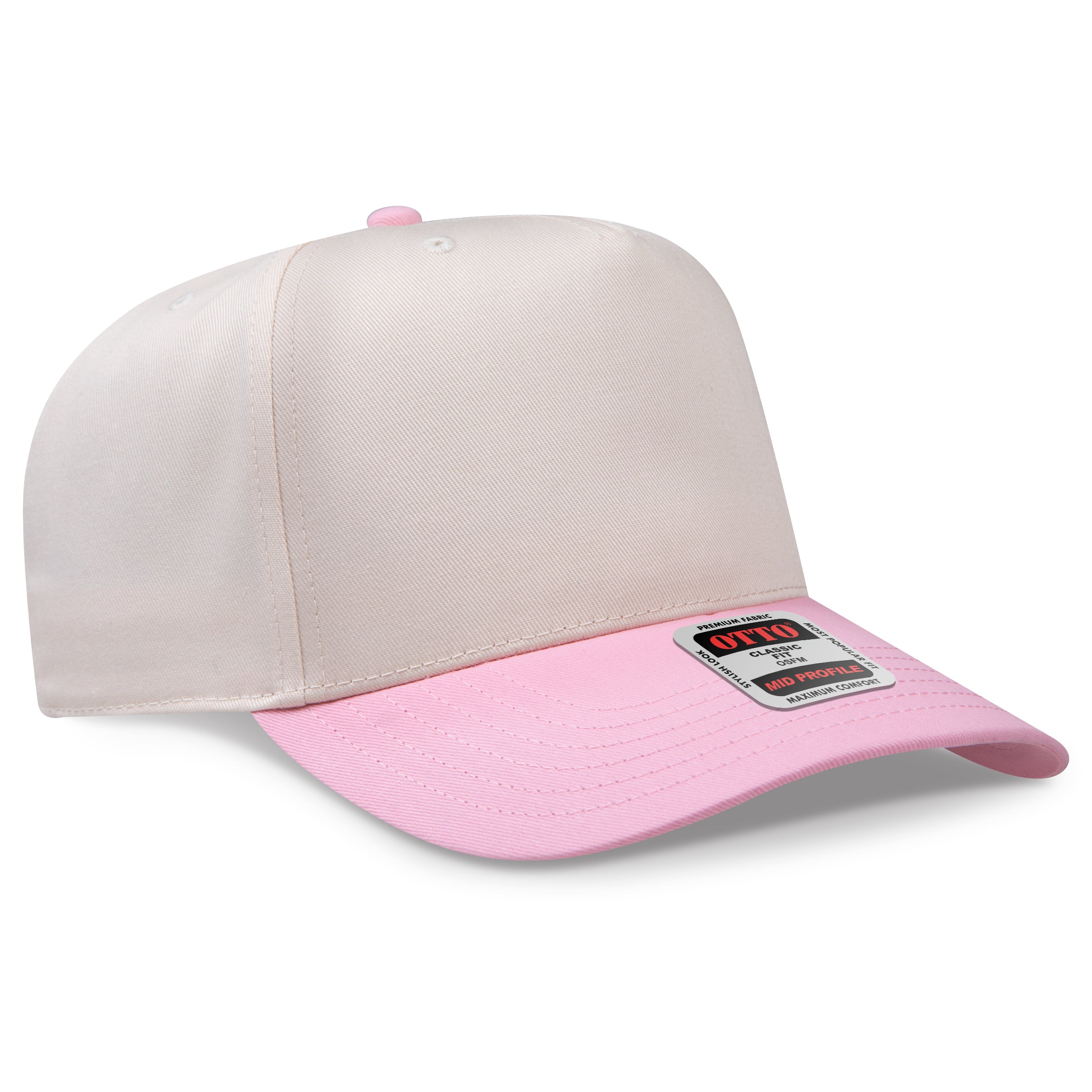 OTTO 5 Panel Mid Profile Baseball Cap 31-069