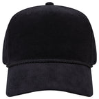 OTTO 31-2 corduroy rope cap in Black Corduroy