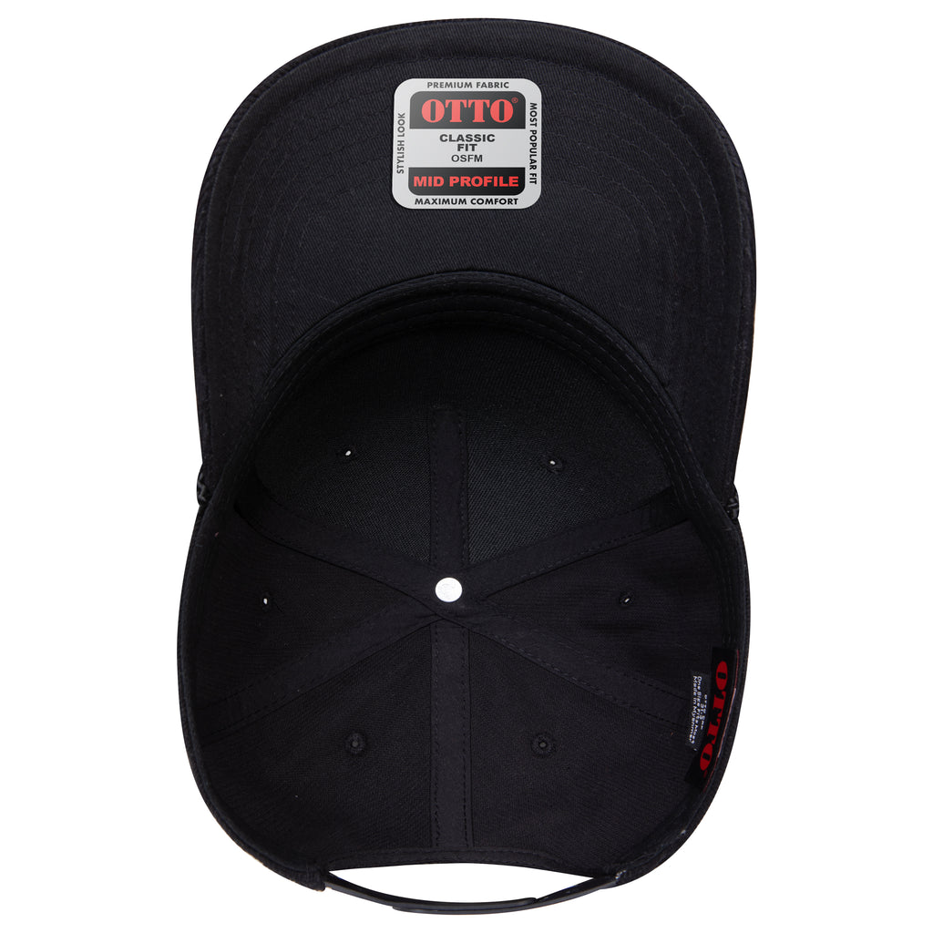 OTTO 31-2 corduroy rope cap in Black Corduroy