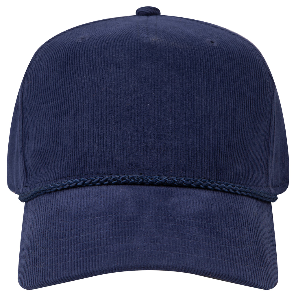 OTTO 31-2 corduroy rope cap in Navy Corduroy