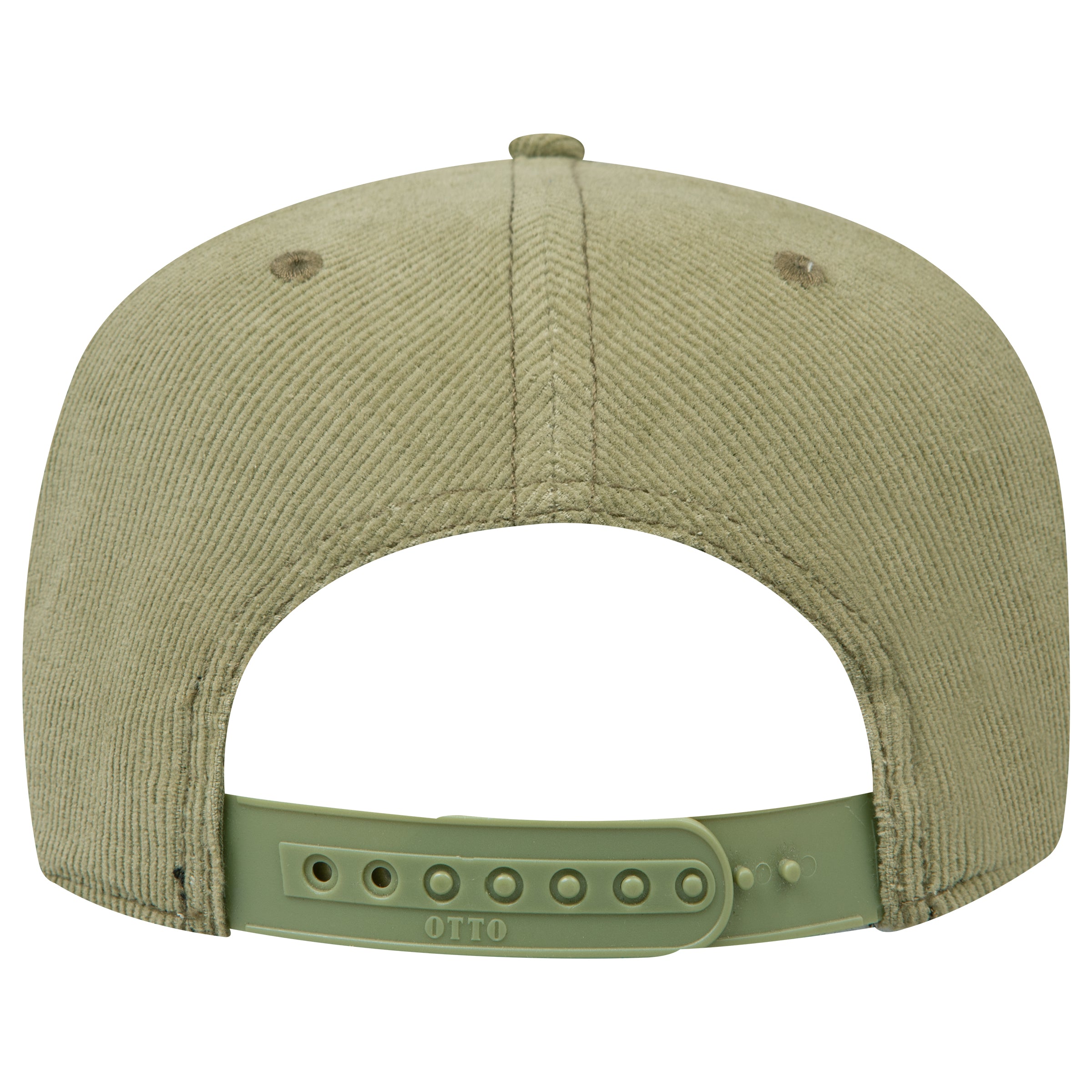 OTTO 31-2 corduroy rope cap in Olive Green Corduroy