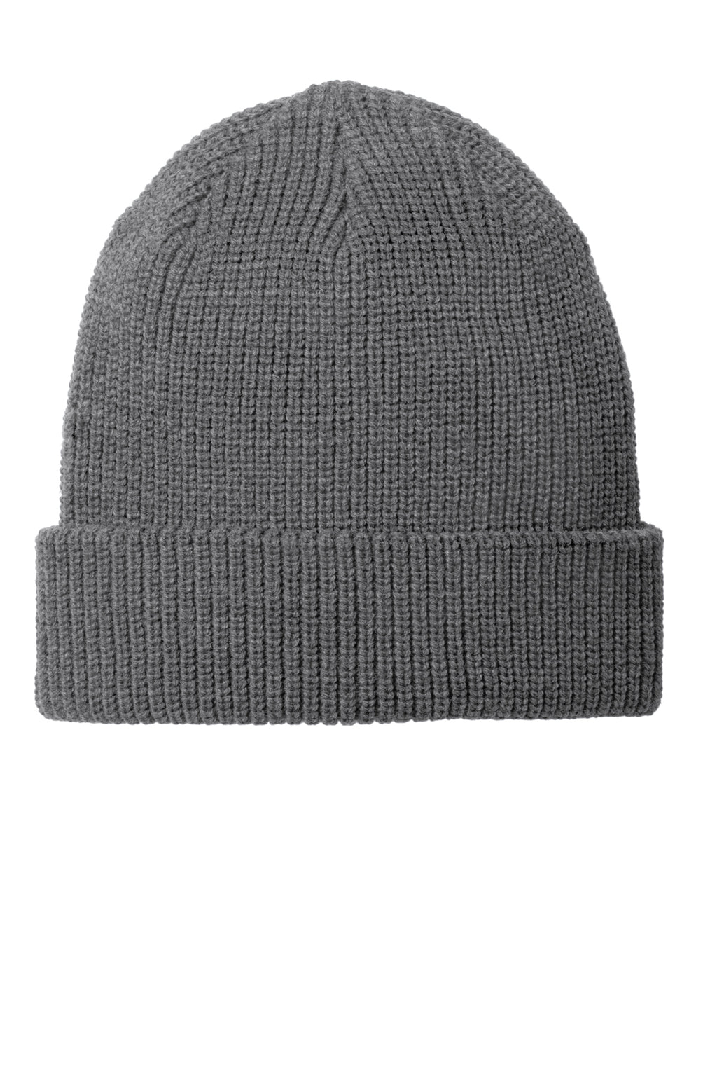 Port Authority Chunky Knit Beanie — Gry Smk Hthr