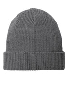 Port Authority Chunky Knit Beanie — Gry Smk Hthr