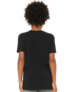 BELLA+CANVAS 3001Y youth black on model, back