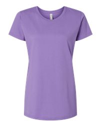 LAT 3516 Women's Fine Jersey Tee in Lavender