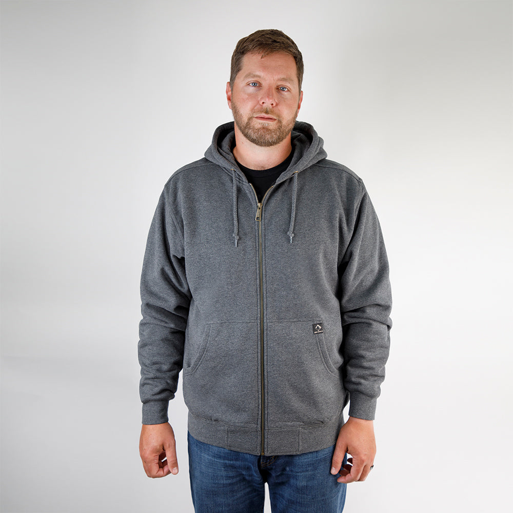 DRI DUCK 7033 Crossfire hoodie, Dark Oxford detail