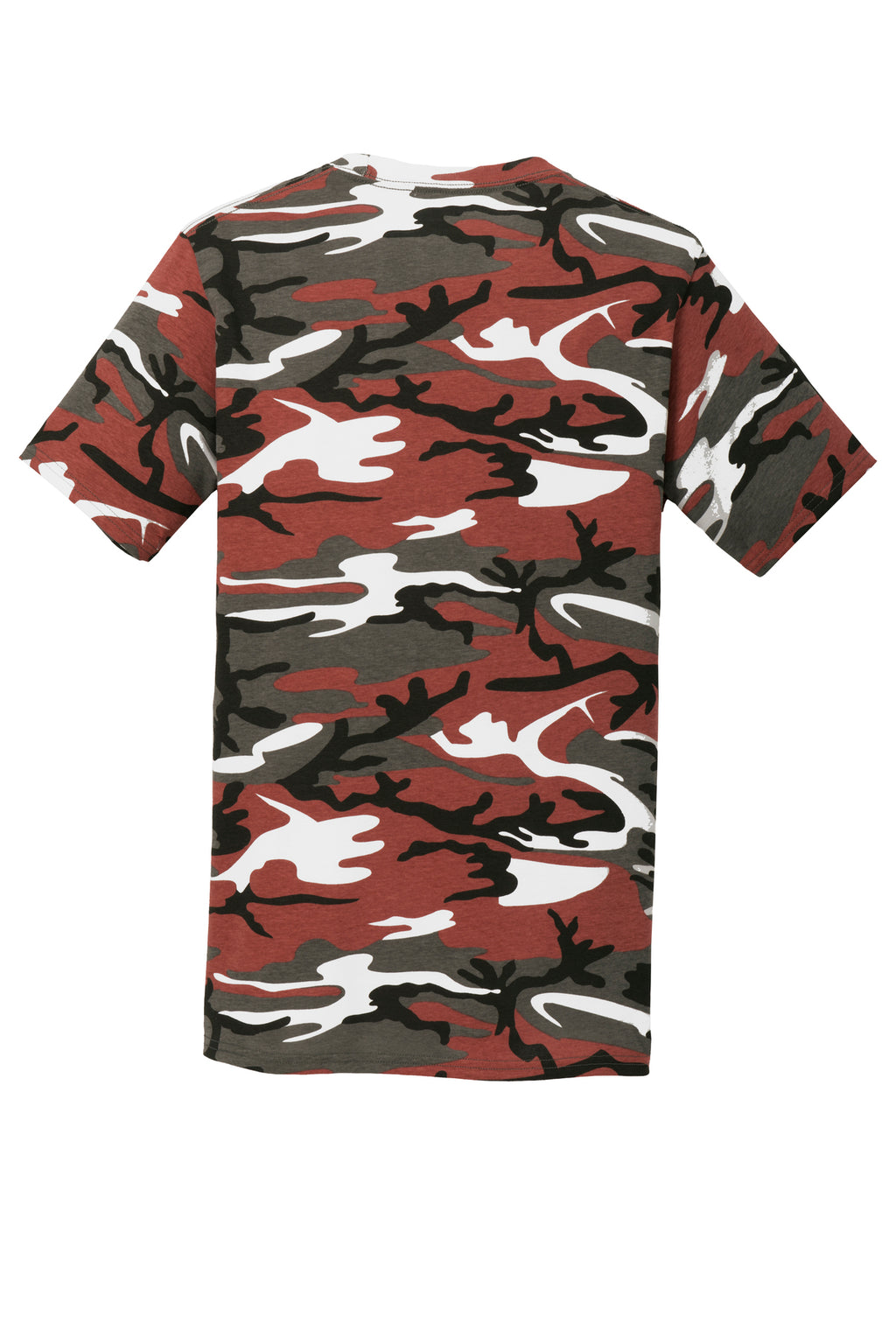 Port & Company Core Cotton Camo Tee PC54C — Red Camo