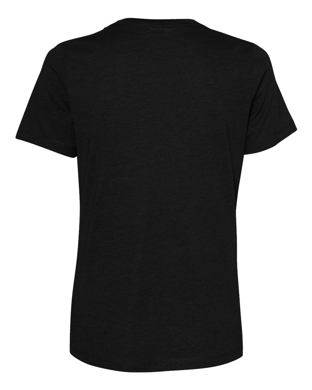 BELLA+CANVAS 6400CVC solid black blend, back view