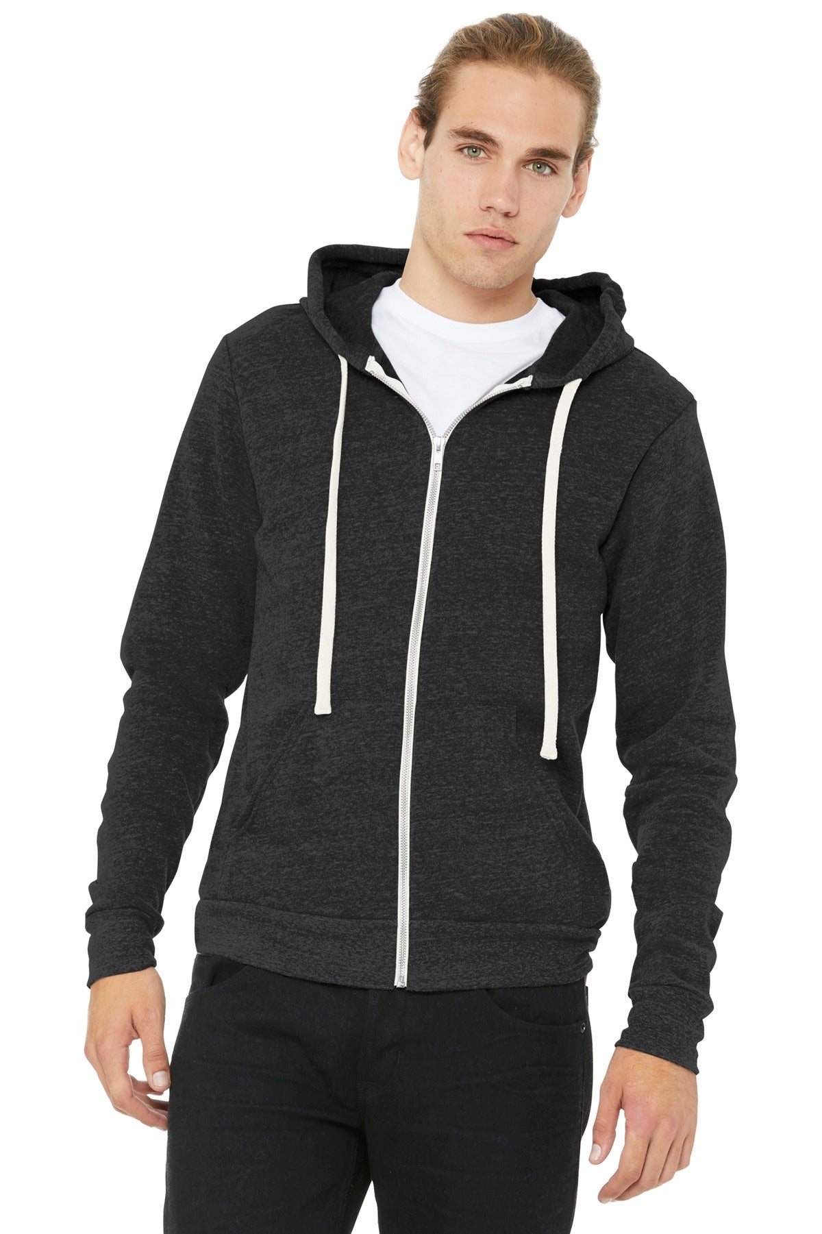 BELLA+CANVAS Triblend Full-Zip Hoodie BC3909