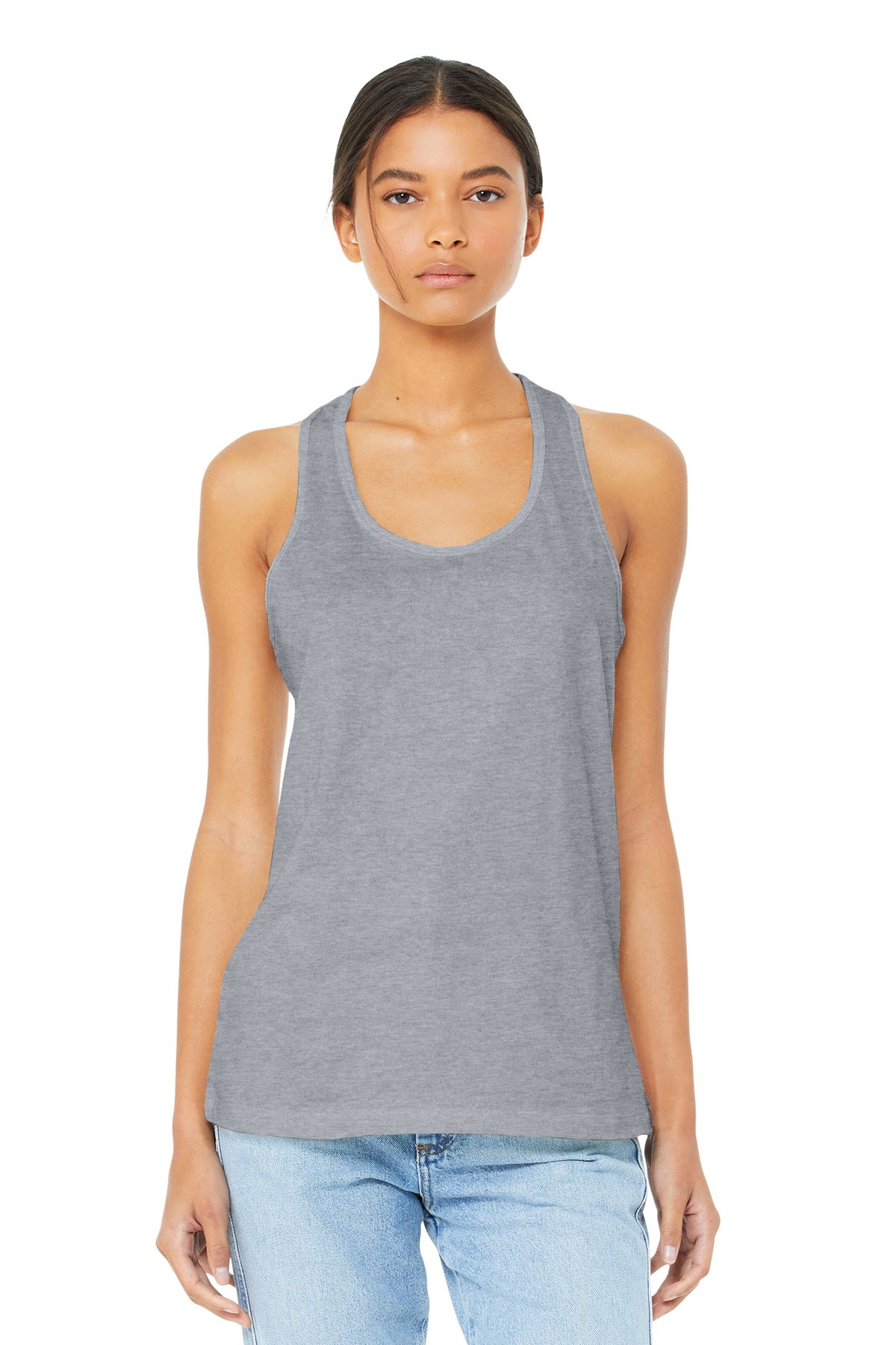BELLA+CANVAS Women’s Jersey Racerback Tank BC6008