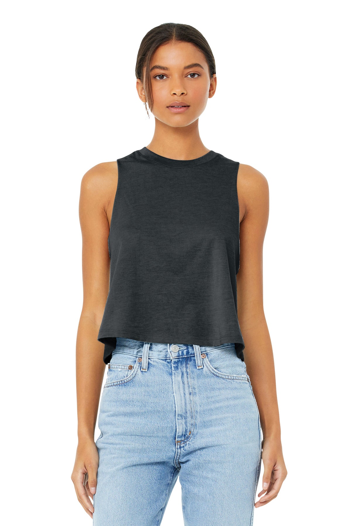BELLA+CANVAS Women’s Cropped Racerback Tank BC6682