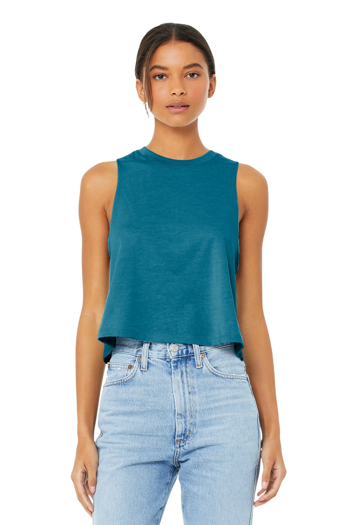 BELLA+CANVAS Women’s Cropped Racerback Tank BC6682