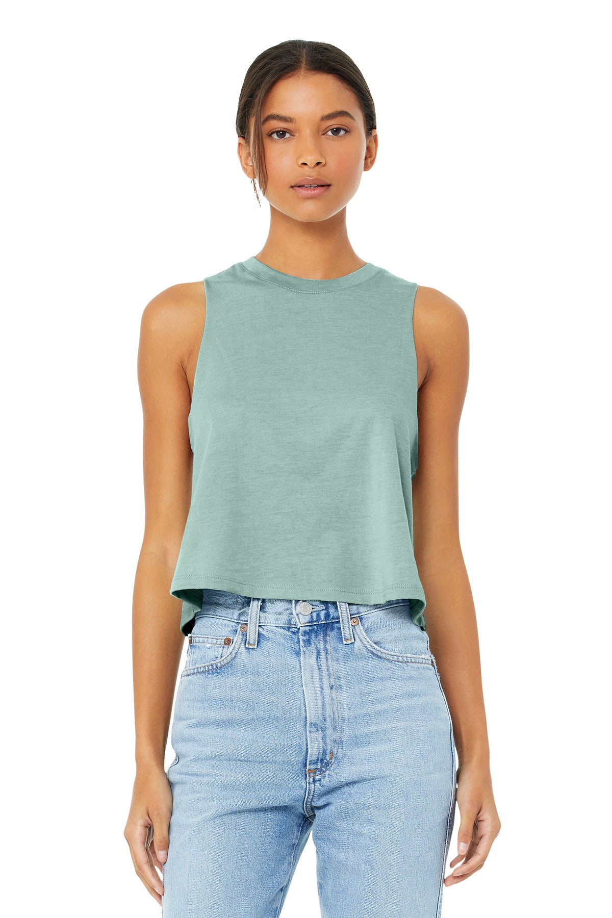 BELLA+CANVAS Women’s Cropped Racerback Tank BC6682