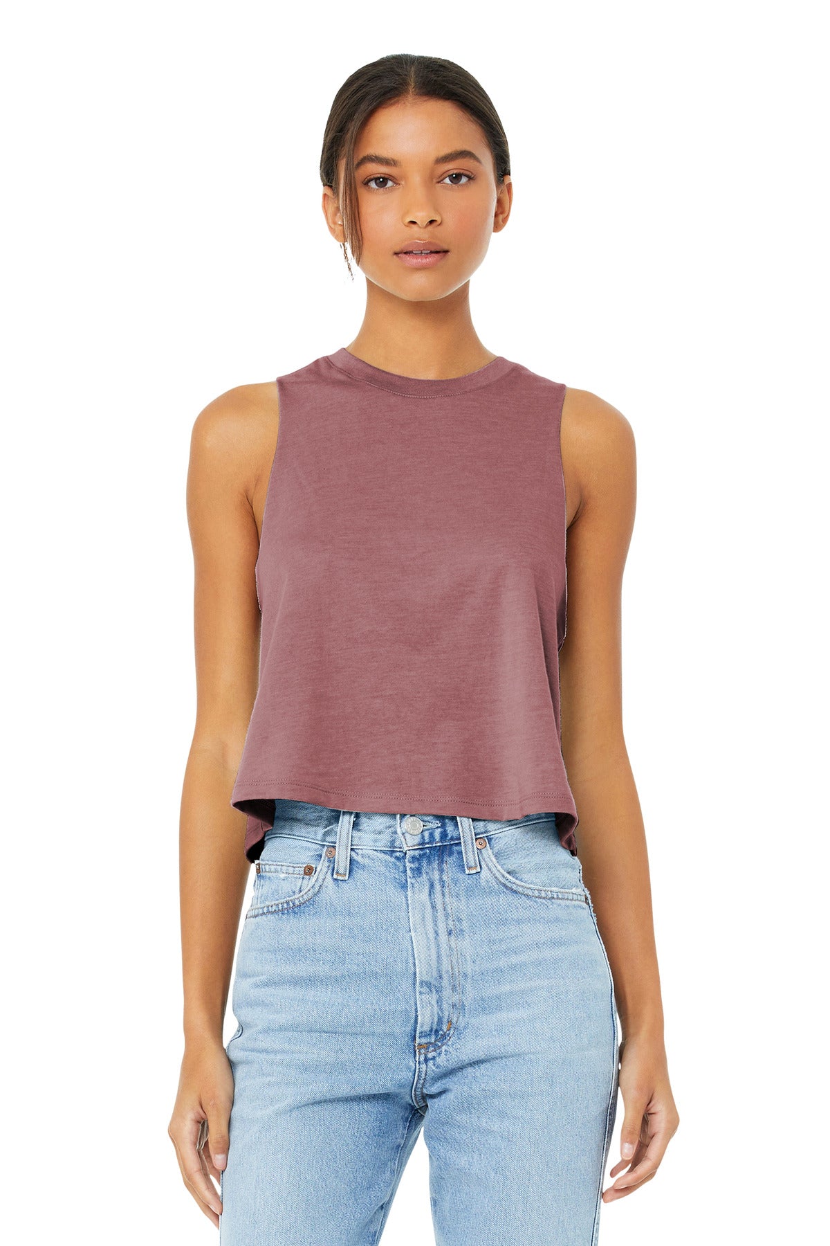 BELLA+CANVAS Women’s Cropped Racerback Tank BC6682