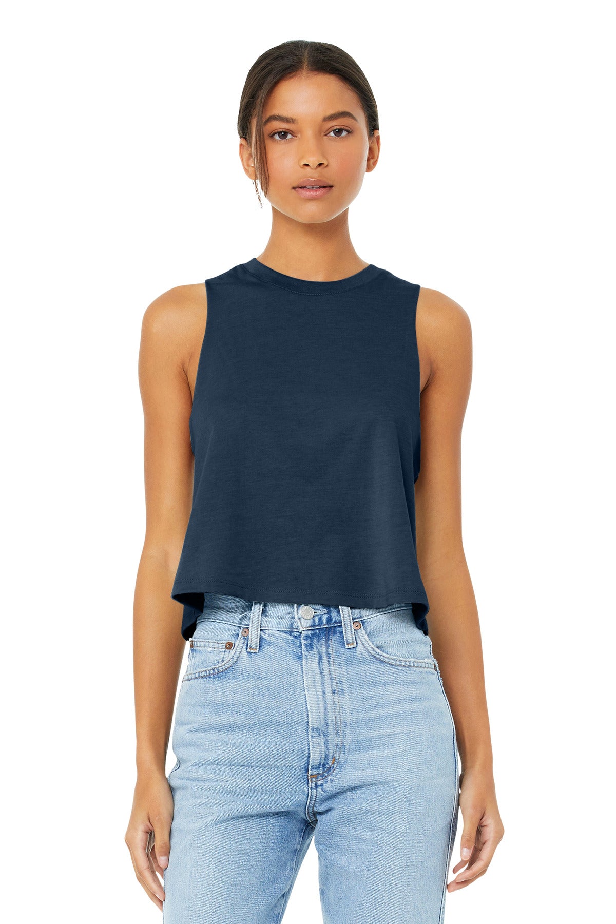 BELLA+CANVAS Women’s Cropped Racerback Tank BC6682