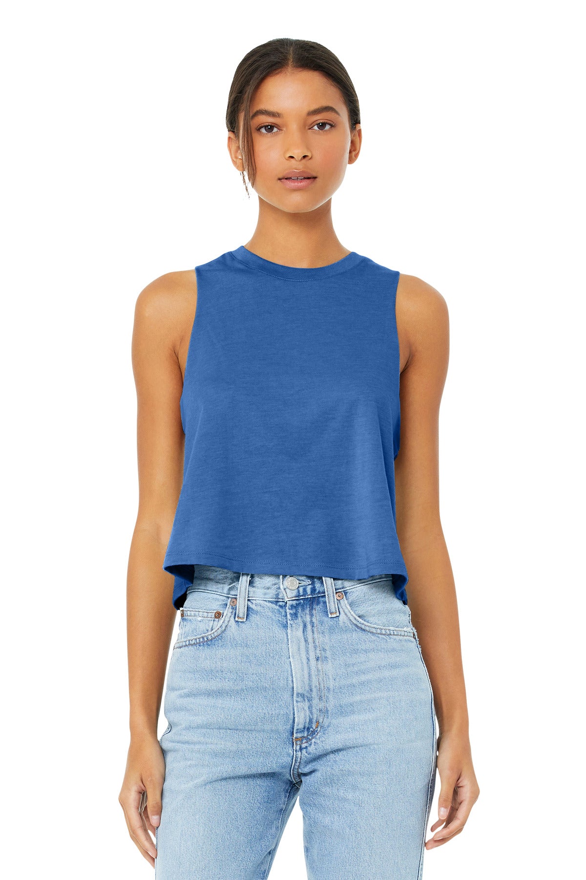 BELLA+CANVAS Women’s Cropped Racerback Tank BC6682