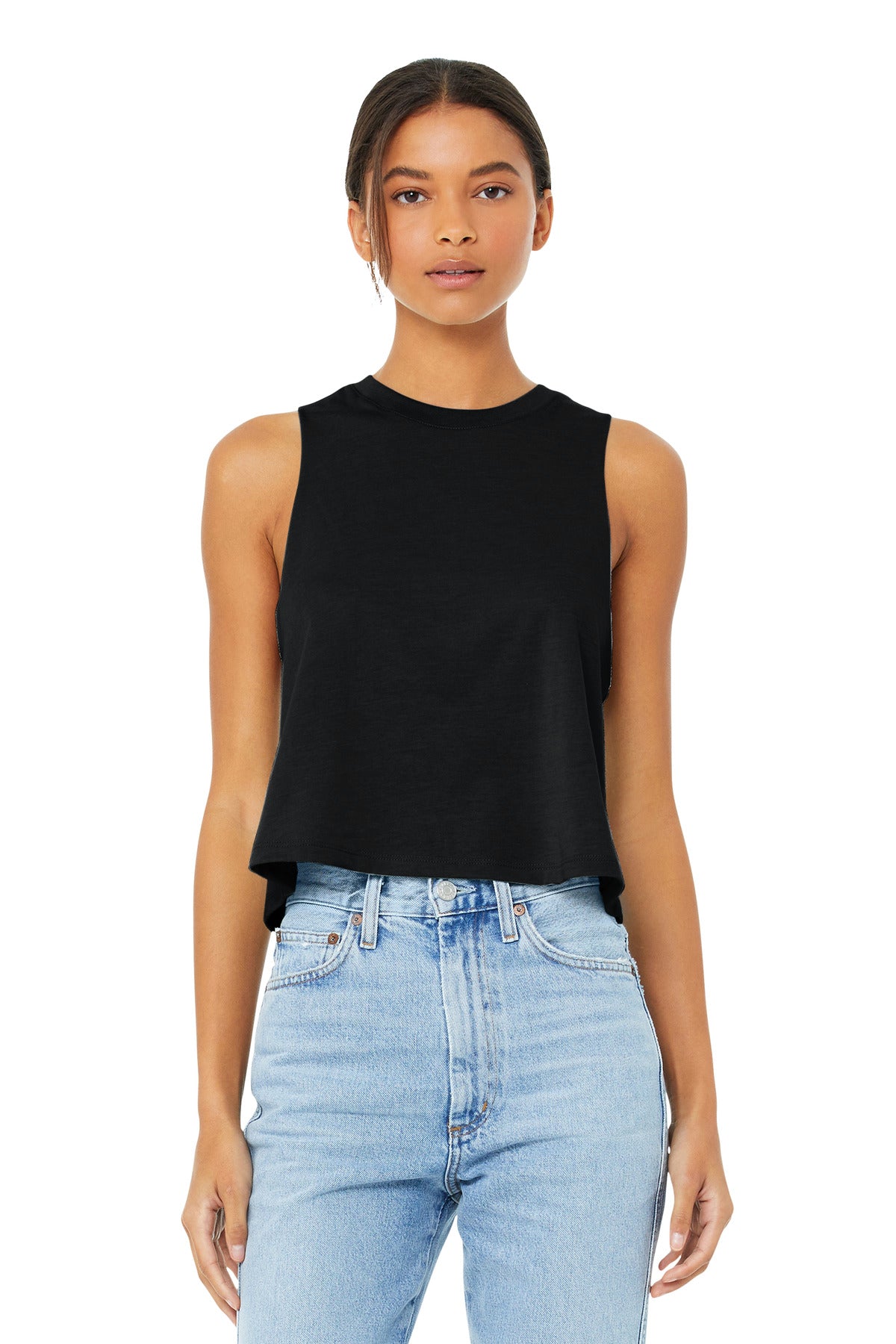 BELLA+CANVAS Women’s Cropped Racerback Tank BC6682