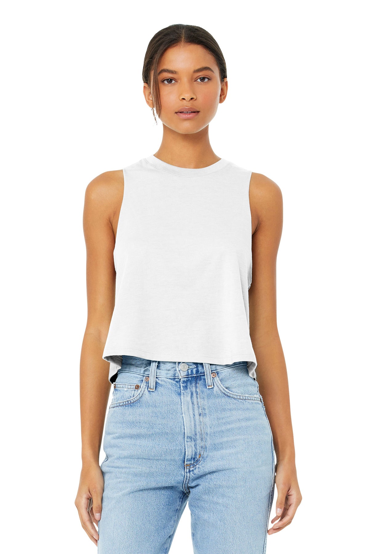 BELLA+CANVAS Women’s Cropped Racerback Tank BC6682