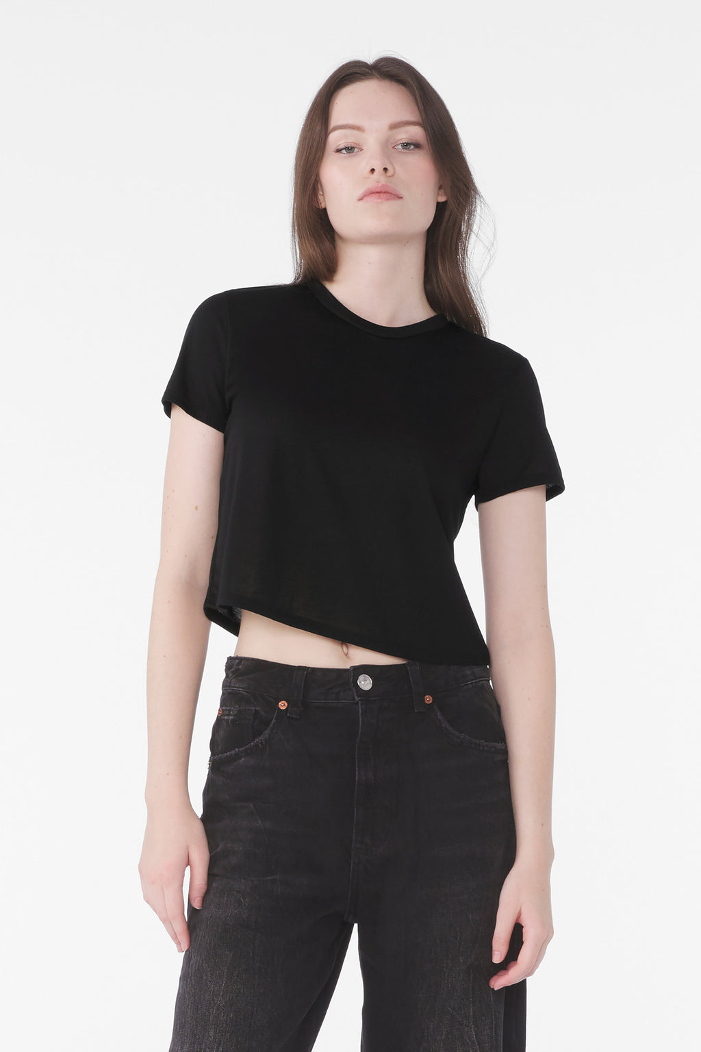 BELLA+CANVAS Women's Flowy Cropped Tee BC8882