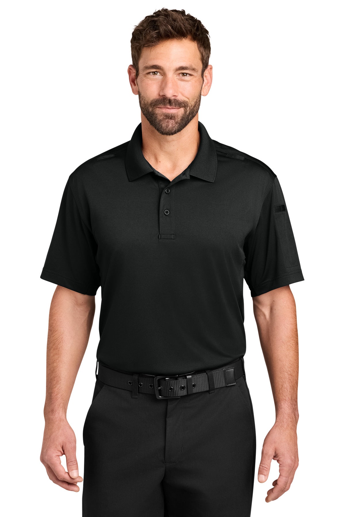 CornerStone CS452 workwear pro tactical polo in Black