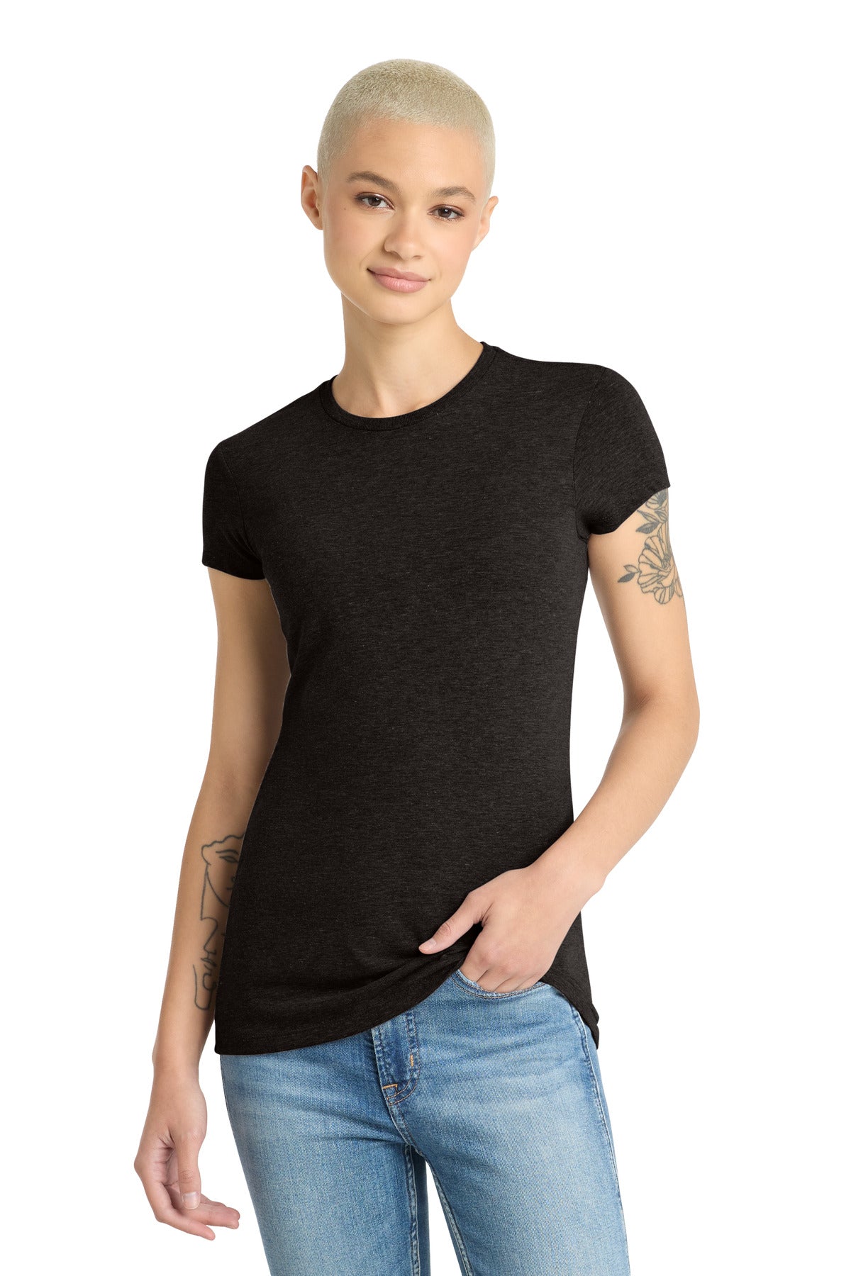 District Women’s Fitted Perfect Tri Tee DT155