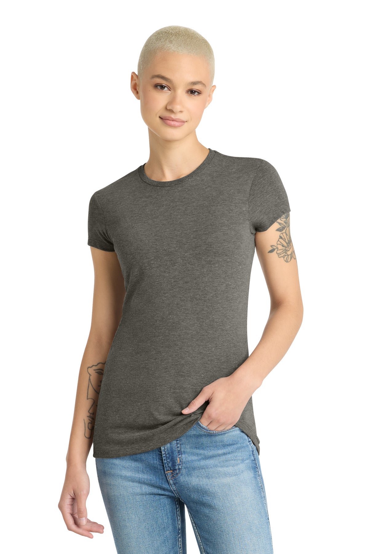 District Women’s Fitted Perfect Tri Tee DT155