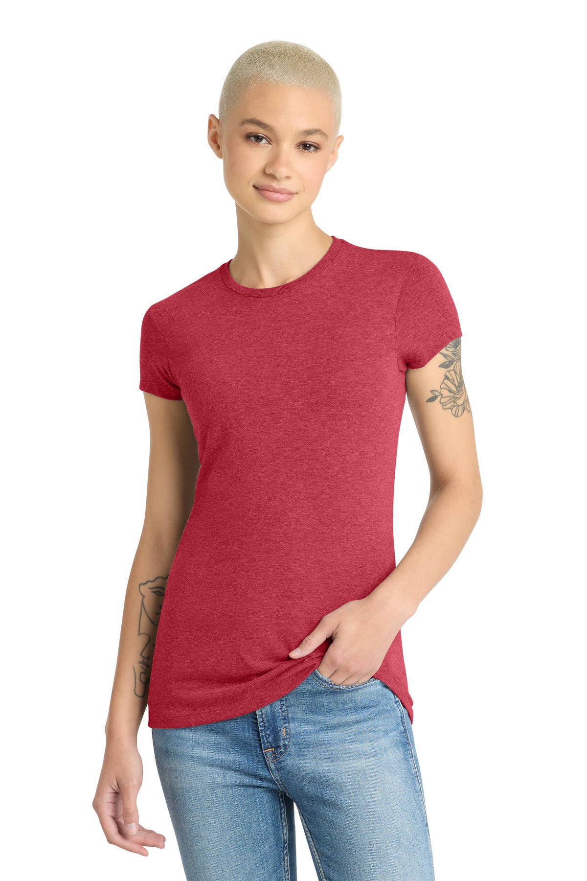 District Women’s Fitted Perfect Tri Tee DT155