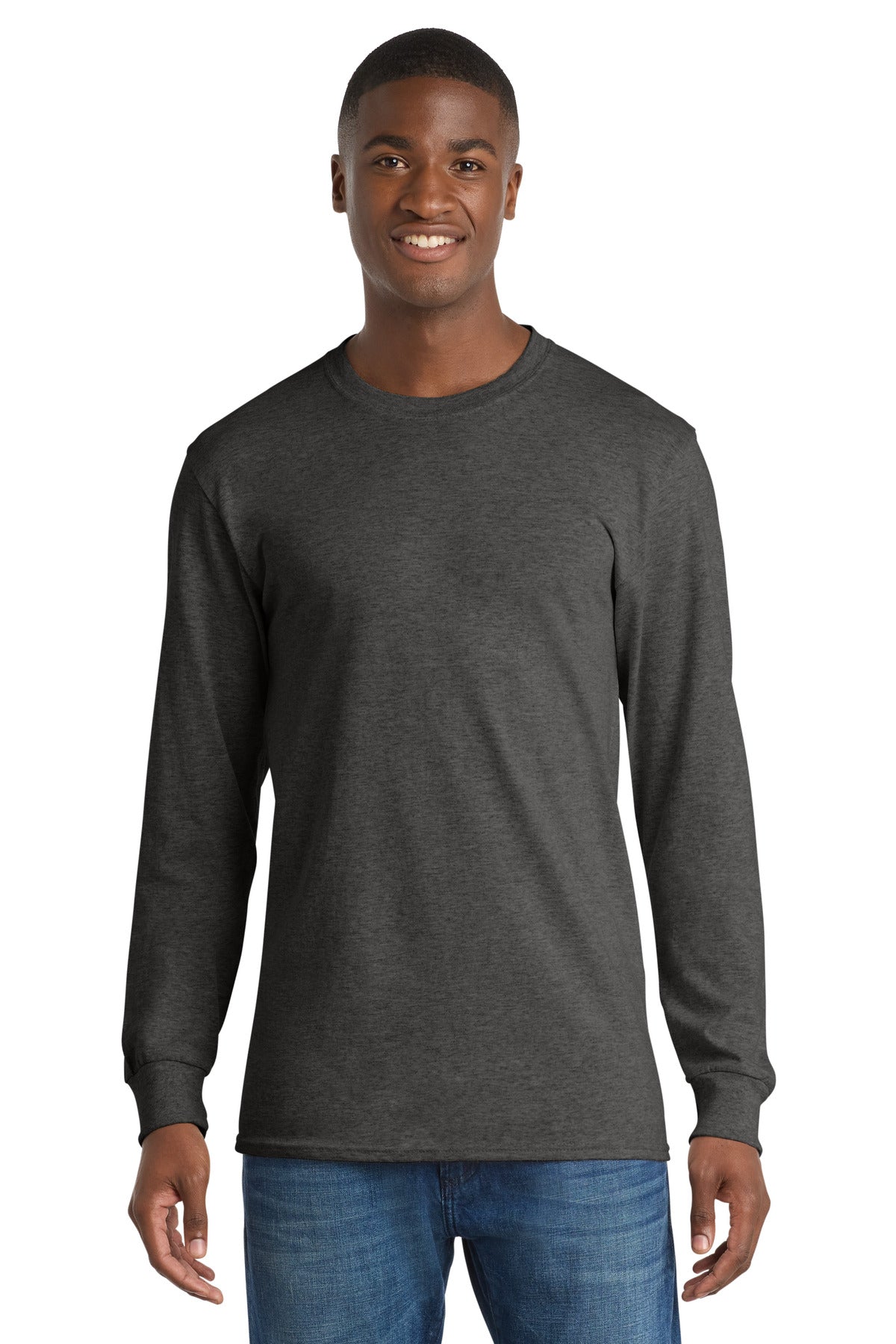 PC54LS Dark Heather Grey